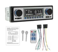 Classic 7" Single Din Car Radio,Bluetooth Car Stereo, FM Radio,Car Audio Receiver, Voice Control,Hands-Free Calling, Built-in Microphone,USB/SD/AUX,Support MP3/WMA/WAV, Dual.Car Multimedia Player