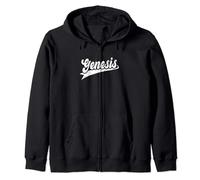 Classic 70s Retro Name Genesis Zip Hoodie