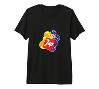 Classic 7UP Pop Art Style Sun & Stars Graphic PAPL1890 Premium T-Shirt