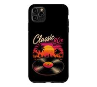 Classic 80's Retro Sunset Vinyl Record Synthwave Vibes Art Case for iPhone 11 Pro Max