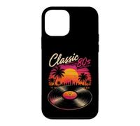 Classic 80's Retro Sunset Vinyl Record Synthwave Vibes Art Case for iPhone 12 mini