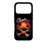 Classic 80's Retro Sunset Vinyl Record Synthwave Vibes Art Case for iPhone 17 Pro