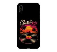 Classic 80's Retro Sunset Vinyl Record Synthwave Vibes Art Case for iPhone XS Max