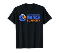 Classic 80's Style Surfer Huntington Beach Surf City T-Shirt