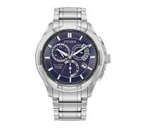 Citizen Classic Men's Eco-Drive 8700 Blue Dial Stainless Steel Bracelet Watch