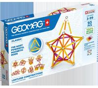Classic 93 Magnetic Shapes - 93 Pieces Geomag Multi 1 Pack