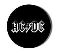 CLASSIC AC/DC LETTERING BLACK BACKGROUND 45mm Medium Magnet