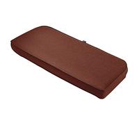 Classic Accessories Montlake FadeSafe Patio Bench/Settee Contoured Back Cushion,3" Thick, Heather Henna Red, 41" Wx18Dx3T (62-016-HHENNA-EC)