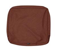 Classic Accessories Montlake FadeSafe Patio Lounge Back Cushion Slip Cover,4" Thick, Heather Henna Red, 25" Wx22 Hx4 T (60-091-016601-RT)