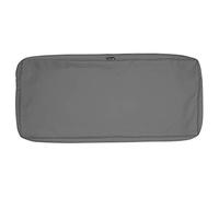 Classic Accessories Montlake Water-Resistant 54 x 18 x 3 Inch Outdoor Bench/Settee Cushion Slip Cover, Patio Furniture Swing Cushion Cover, Light Charcoal Grey, Patio Furniture Cushion Covers