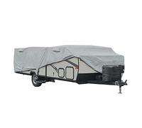 Classic Accessories Over Drive PermaPRO Folding Camping Trailer Cover, Fits 12'-14'L, RV Cover, Camper Cover, Travel Trailer Cover