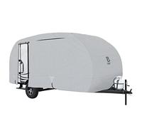 Classic Accessories Over Drive PermaPRO R-Pod Cover, Fits up to 17' 7" long (door in back), Durable, Tear-Resistant, Teardrop, Travel Trailer Storage Cover, Compatible with R-Pod Trailers, Grey