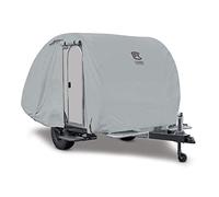 Classic Accessories Over Drive PermaPRO Teardrop Trailer Cover, 8' - 10'L x 5'W, RV Cover, Camper Cover, Travel Trailer Cover