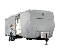 Classic Accessories Over Drive PermaPRO Travel Trailer Cover, Fits 22' - 24' RVs, Camper RV Cover, Customizable Fit, Water-Resistant, All Season Protection for Motorhome, Grey