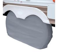 Classic Accessories Over Drive RV Dual Axle Wheel Cover, Wheels 27"-30"DIA, Grey