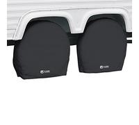 Classic Accessories Over Drive RV Wheel Covers, Wheels 27"-30" Diameter, 8.75" Tire width, Black