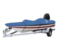 Classic Accessories Stellex All Seasons Boat Cover, Fits Boats 14' - 16'L x 90" W, Trailerable Boat Cover with Polyester Fade-Resistant Fabric, Model B