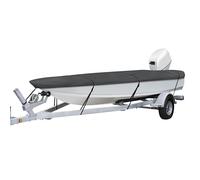 Classic Accessories StormPro Heavy Duty Boat Cover, Charcoal, Fits 14' - 16' L x 75" W