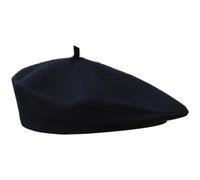 Classic Acrylic for beret Hat Soft Warm One Size Classic Acrylic | for Soft acrylic blend, warm cozy feel, retro painter silhouette, one size fits most, black beige navy