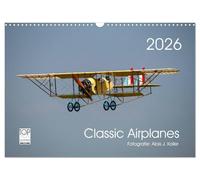 Classic Airplanes UK-Version (Wall Calendar 2026 DIN A3 Landscape), CALVENDO 12 Month Wall Calendar