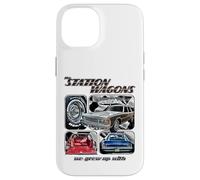 Classic american station wagon,Estate wagon,Oldtimer,vintage Case for iPhone 14