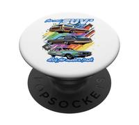 Classic american station wagon,Estate wagon,Oldtimer,vintage PopSockets Adhesive PopGrip