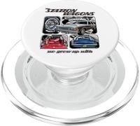 Classic american station wagon,Estate wagon,Oldtimer,vintage PopSockets PopGrip for MagSafe