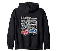 Classic american station wagon,Estate wagon,Oldtimer,vintage Zip Hoodie