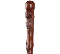 Classic and Practical Walking Cane for the Elderly, Hand-Carved Wooden Mobility, Birthday