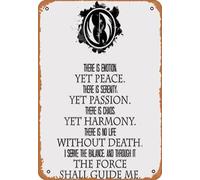 Classic animation film and television Digital Art Poster Metal The Grey Jedi Code Jedi Wall Art Decor Tin Sign-8x12inches