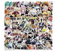 Classic Anime Stickers 100 Pcs, Cute Anime Cartoon Stickers, DIY Waterproof Vinyl Graffiti Comics Decorative Stickers for Water Bottle, Laptop, Scrapbook, Glass, Luggage, Suitcase,Anime Fans