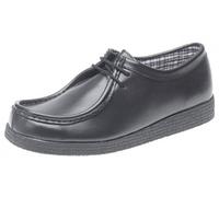 Classic Apron Front Wallaby School Shoes, Black, 4 UK Child