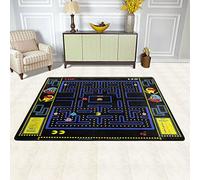 Classic Arcade Games Rug Retro 90s Arcade Theater Style Popular Game Room Area Rug for Living Room Playroom Home Decor Carpet Modern Fun Rug 3' x 4'