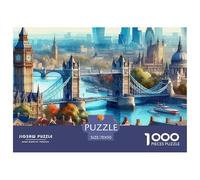Classic Architecture 1000 Piece Puzzles Building for Age 12+ Fun Activities Memory Games Relaxing 70x50cm/1000pcs