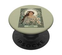 Classic Art Nouveau Daisy PopSockets Adhesive PopGrip