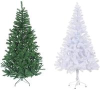 Classic Artificial Realistic Natural Branches Pine Christmas Tree Xmas Green-Unlit 4FT, 5FT, 6FT,7FT