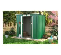 Classic Ascot Garden Metal Shed by Royalcraft - Green 2.1 x 1.3M