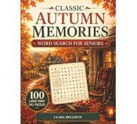 Classic Autumn Memories Word Search for Seniors