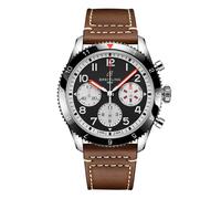 Classic AVI Chronograph 42 Mosquito Leather Strap Watch