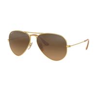 Classic Aviator Polarized Sunglasses, unisex, Ray-Ban, Sunglasses, Yellow, 55 MM, Accessories 55 MM