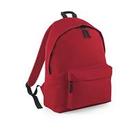 (One Size, Classic Red) Bagbase Fashion Backpack / Rucksack (18 Litres)