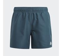 adidas Boy's Classic Badge of Sport Swim Shorts, Arctic Night/White, 9-10 Years