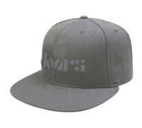 Classic Band Logo Strapback Baseball Cap The Doors Silver One Size
