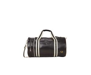 Classic Barrel Bag - male - Fred Perry - Weekend Bags - Black - ONE SIZE - Bags ONE SIZE