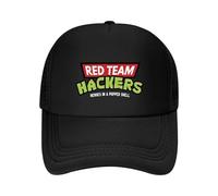 Classic Baseball Cap Red Team Hackers: Heroes in Shell for Men in The Men's Hat Women's Hat Cotton Hreathable