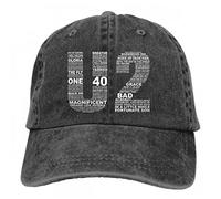 Classic Baseball Cap U2 Hat Fashion Adjustable Denim Cap Unisex Baseball Cap Outdoor Sports Gifts for Hip-Hop Lovers
