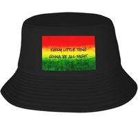Classic Baseball Cap Unisex Style Custom Every Little Thing Gonna Be All Right Bucket Hat Men Women Jamaica Flag Beach Sun Summer Camping Cap Gift