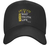 Classic Baseball Cap Unisex Style Punk Unisex The Way Truth Life Baseball Cap Adult Adjustable Dad Hat Women Men Sports Snapback Caps Trucker Hats Gift