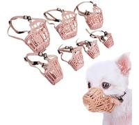 Classic Basket Muzzle,7-piece Set,Anti-bite,Dog Can Breathe and Drink Water,Adjustable,Dog Muzzle To Prevent Pets From Eating,Pet Supplies