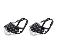 Classic Basket Muzzle,Gentle Dog Muzzles,Humane Cage Mouth Cover,with Adjustable Strap,with Head Strap,Dog Can Pant And Drink,for Small,Medium,Large Aggressive Dogs